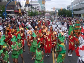 The annual CARIBBEAN FESTIVAL parades into North Van's Waterfront Park on July 28 and 29