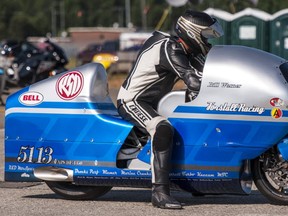 Motorcycle daredevil Bill Warner died on July 14, 2013 in Maine. AP photo.