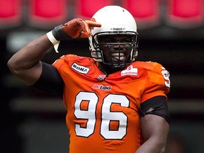 Former Lions player Khalif Mitchell returns to BC Place tonight as a member of the Toronto Argonauts. (Darryl Dyck/CP)