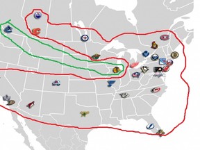 NHL new divisions 2013