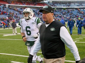 Rex Ryan is the head coach of the New York Jets. Getty Images file photo.