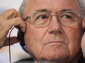Sepp Blatter in July 2013. AP photo.