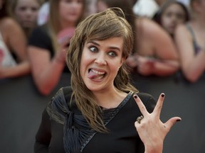 Serena Ryder at the Much Music Video Awards in Toronto in June 2013. Postmedia photo.