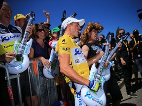 Simon Gerrans won a leg of the Tour de France in July 2013. Getty Images photo.