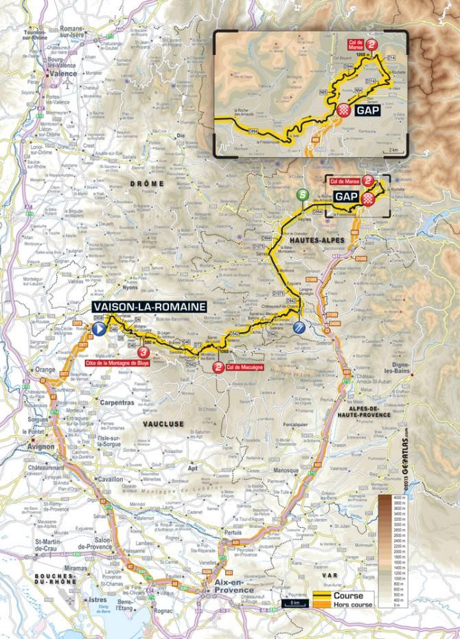 Tour de France 2013 Map