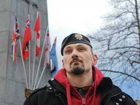 Afghanistan combat veteran Kevin Berry says the federal government has broken its trust with injured former soldiers in not looking after them properly with pensions. (Glenn Baglo/PNG FILES)