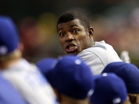 Yasiel Puig of the Los Angeles Dodgers. Getty Images photo.