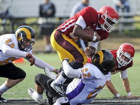 W.J. Mouat Hawks' running back Maleek Irons will be happy with any kind of an encore that equals a championship for his team. (PNG file photo)