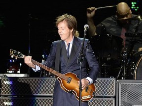 Paul McCartney rocks Mosaic Stadium in Regina, Sask., on Wednesday, Aug. 14, 2013.