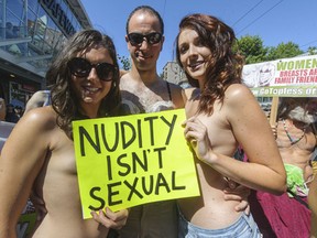 Women who go topless to make a point are protesting for the wrong type of 'equality,' writes Calgary Herald columnist Naomi Lakritz.