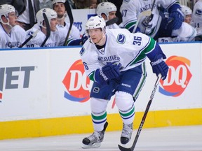 Jannik Hansen has signed a four-yer contract extension with the Canucks. (Photo by Derek Leung/Getty Images)