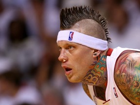 Chris Andersen of the Miami Heat in 2013. Getty Images photo.