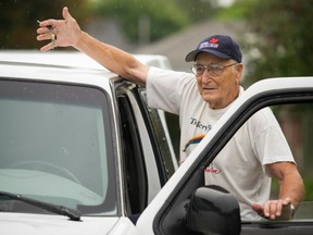 George Francis, 79, is no longer behind the wheel of his truck after his driving licence was revoked following an accident. (Gerry Kahrmann/PNG FILES)