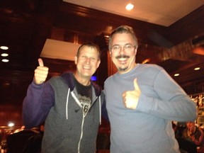 That's me with the jovial Vince Gilligan