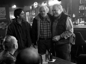 Will Forte, Bruce Dern and Stacy Keach in a scene from Nebraska.