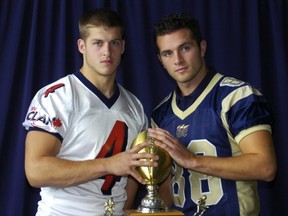 Hey, remember when the Shrum Bowl was an annual occurence, as SFU's Jason Marshall and UBC's Blake Smelser promoted in 2005? Oh well, there were still plenty of great things to celebrate this past weekend in the BC university and high school ranks. (PNG file photo by Gerry Kahrmann)