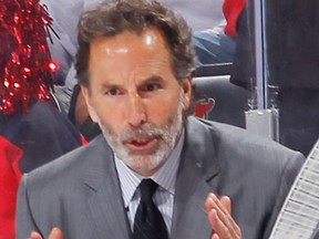 John Tortorella was "freaked out" about the ope-air feeling on the bench and has had a door installed. (Getty Images via National Hockey League)