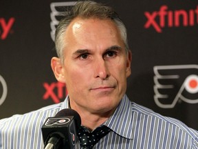 Craig Berube was a tough enforcer and took the penalties he had to take. But needless minors by the Philadelphia Flyers, a league-leading 39, are an obvious concern for the coach. (Getty Images via National Hockey League).