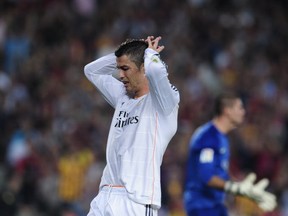 Sepp Blatter probably finds it hard to believe that Cristiano Ronaldo touches his own hair.