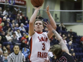 Simon Fraser guard/forward Erin Chambers has emerged as the leader of a Clan basketball team looking to re-discover its identity following a run to the NCAA Sweet 16 last season. (Ron Hole/SFU athletics)