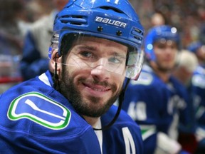 The Canucks and Ryan Kesler are happy he's starting the season healthy. (Photo: Getty Images)