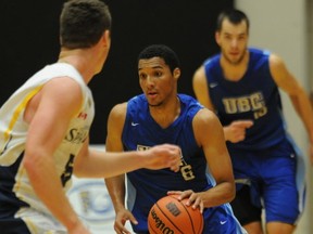 UBC guard Jordan Jensen-Whyte will be a fourth-year guard when he and the Thunderbirds play host to the CIS Final 8 men's national championships in 2016. (PNG file photo)