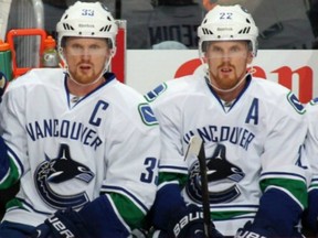 Sometimes splitting up the Sedins can be a good thing. (Getty Photo)