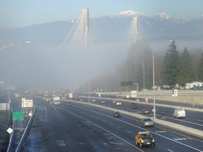 Tolls on bridges and routes such as the Port Mann Bridge ruin our shared commonwealth and rights as citizens, editorial argues. (Ric Ernst/PNG FILES)