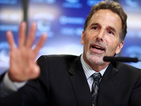 Attention to detail tops John Tortorella's list, whether it's his club or the media ready for his game-day address. (Getty Images via National Hockey League).