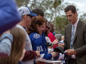 Vincent Lecavalier, then of the Tampa Bay Lightning, in January 2013.