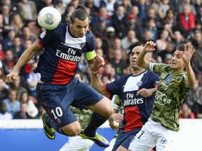 Zlatan Ibrahimovic of Paris St-Germain.