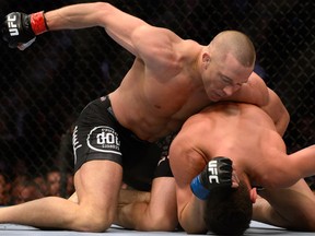 Georges St-Pierre puts a beating on Nick Diaz at UFC 158 in March. Can he do the same against top welterweight contender Johny Hendricks at UFC 167?