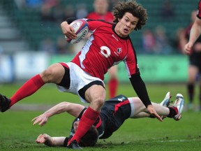 Taylor Paris was a sevens star for Rugby Canada last season; his only match on Canada's November 2013 tour proved to be his best performance to date for the national team. (Jamie McDonald/Getty Images)