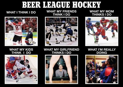Beer League Hockey Jersey - Medium