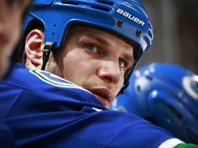 Kevin Bieksa believes the Canucks are close in their team game, but aren't making that crucial play to stretch leads or win games. (Getty Images via National Hockey League).