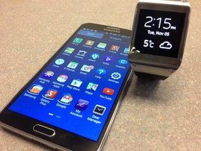 Samsung Galaxy Gear and Note 3