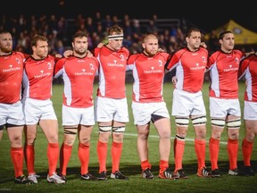 Canada A in October 2013 (Kris Gower/Rugby Canada)