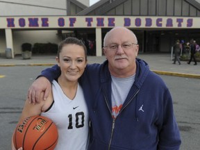 Jessie Brown and her father Neil help lead No. 1 Brookswood into the new B.C. senior girls Triple A basketball season. (Jason Payne, PNG)