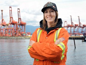 Federal workers like Vancouver port electrician Kirsten Leckie will have less health and safety protection if the Harper government’s omnibus Bill C-4 passes into law, argues Public Service Alliance of Canada president Robyn Benson. (POSTMEDIA NEWS FILES)