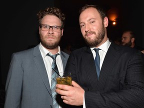 Seth Rogen and Evan Goldberg want to make a movie about a crack-smoking politician. (Getty Images)