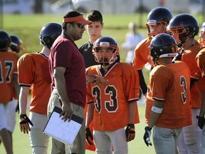 New Westminster Hyacks' head football coach Farhan Lalji is a big believer in the KidSport way. (PNG file photo)