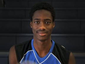 Moscrop Secondary's Jerome Cross is The Province's B.C. boys high school Player of the Year. (Wayne Leidenfrost, PNG)