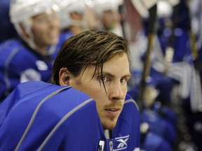 Joacim Eriksson of the Vancouver Canucks.