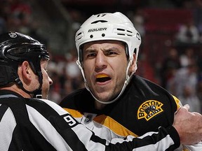 Milan Lucic says he's done with downtown Vancouver following an incident on Saturday night following the Canucks-Bruins game.