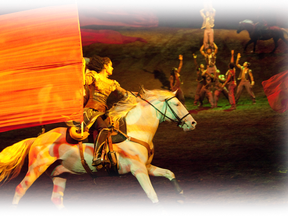 Beautiful physical creatures fill the stage in Cavalia's Odysseo.