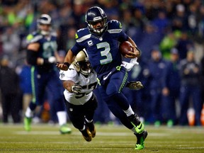 Who's stopping Russell Wilson? Certainly not the New Orleans Saints.