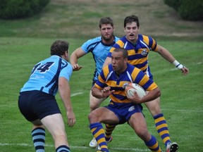 Ben Grant playing for UBC against Bayside in 2013 (David Turner/UBC Rugby)