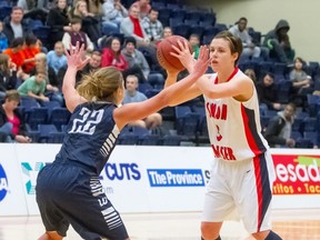 SFU's Erin Chambers carried a 19.7 ppg average into Thursday's GNAC clash with visiting Northwest Nazarene. (Ron Hole, SFU athletics)