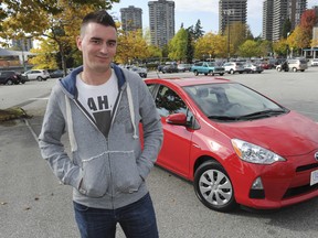 South Burnaby’s Dragan Keseric, 30, took the wheel of our 2013 Toyota Prius C for a week as part of the Province Commuting Challenge.