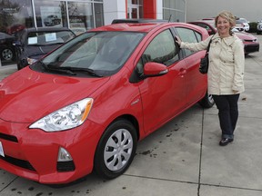 After picking up her Toyota Prius c at Langley’s Toyotatown, Commuter Challenge participant Janet Latter achieved stellar fuel economy on her daily commute.